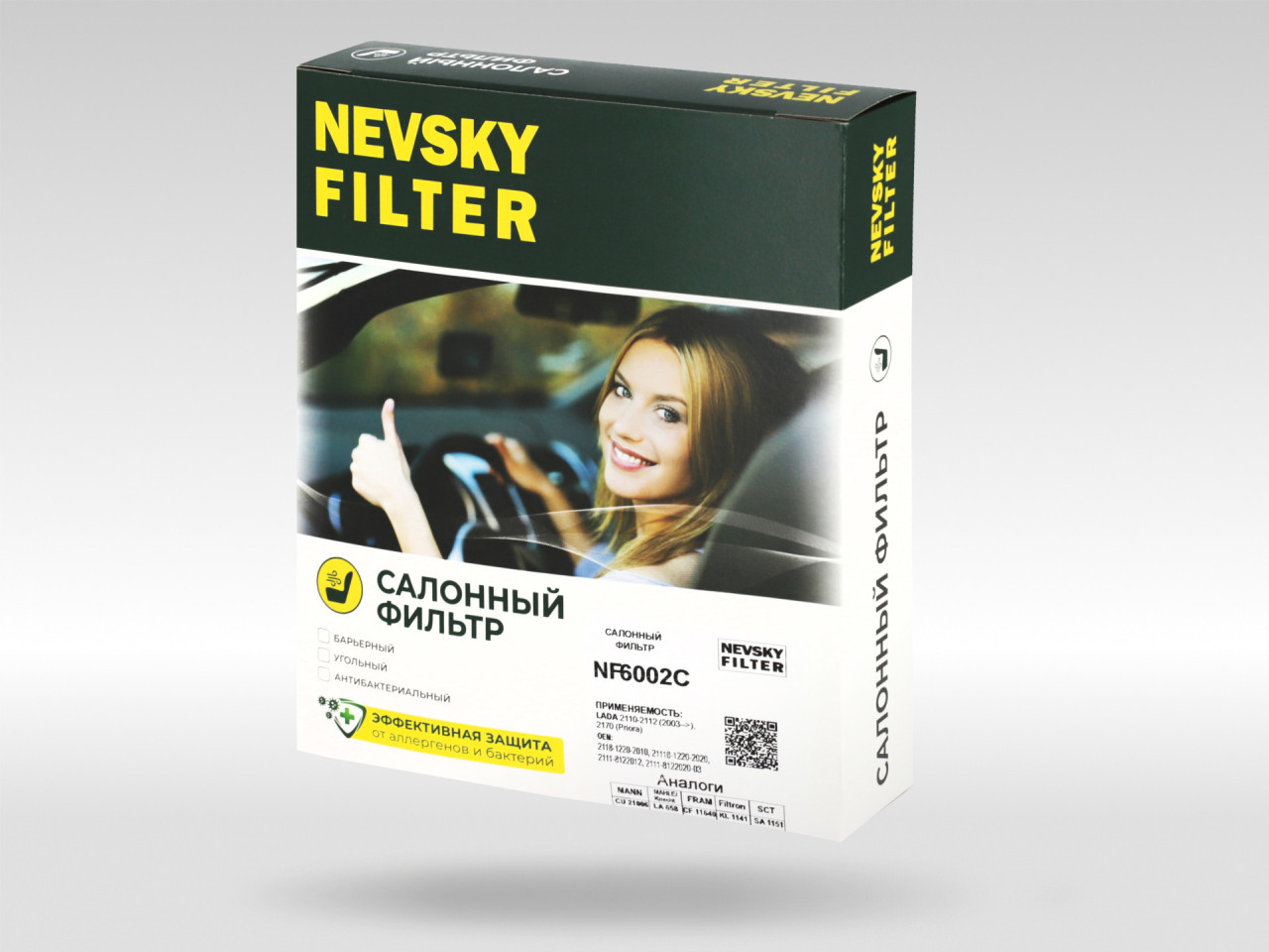 Салонный фильтр фильтр NEVSKY FILTER NF6002CA